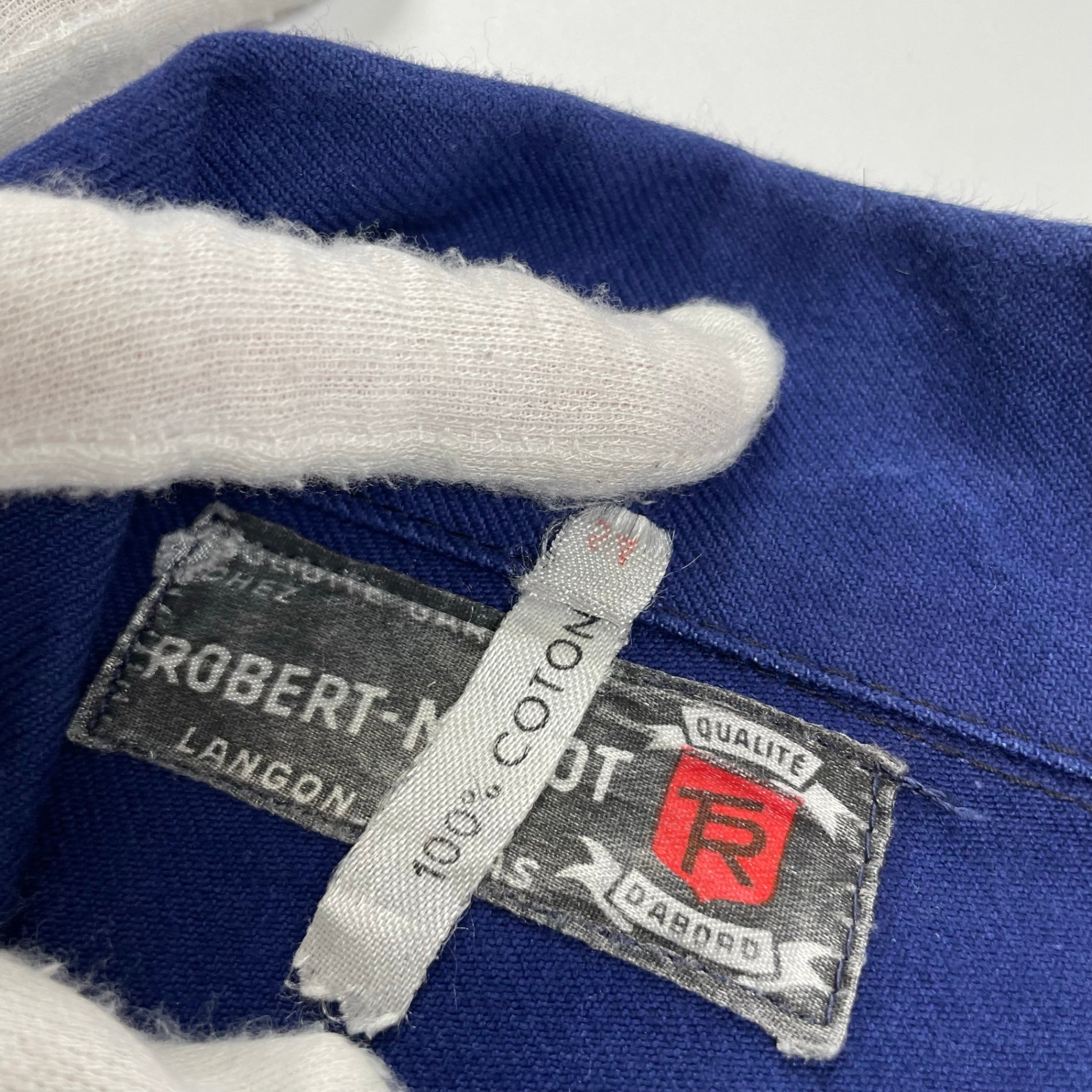 EURO VINTAGE ユーロヴィンテージ / 70s フレンチワークジャケット コットンドリル SIZE：L-XL程度