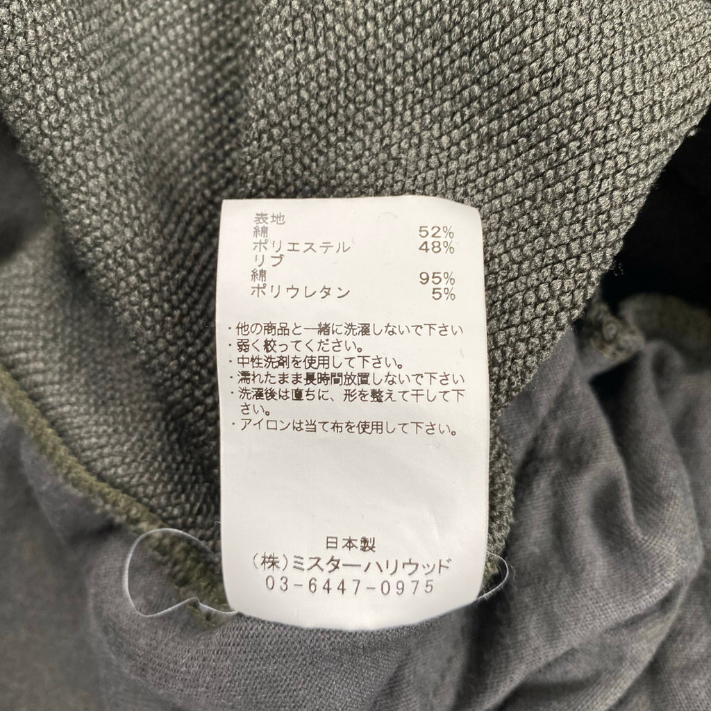 N.HOOLYWOOD エヌハリウッド / COMPILE CREW NECK SWEATSHIR スウェット カーキ 参考定価：25,000+tax SIZE:38(M程度)