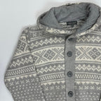 LORENZO MAGNI ロレンツォ マグニ / ノルディックニットパーカー イタリア製 参考定価：26,000程度 SIZE:L