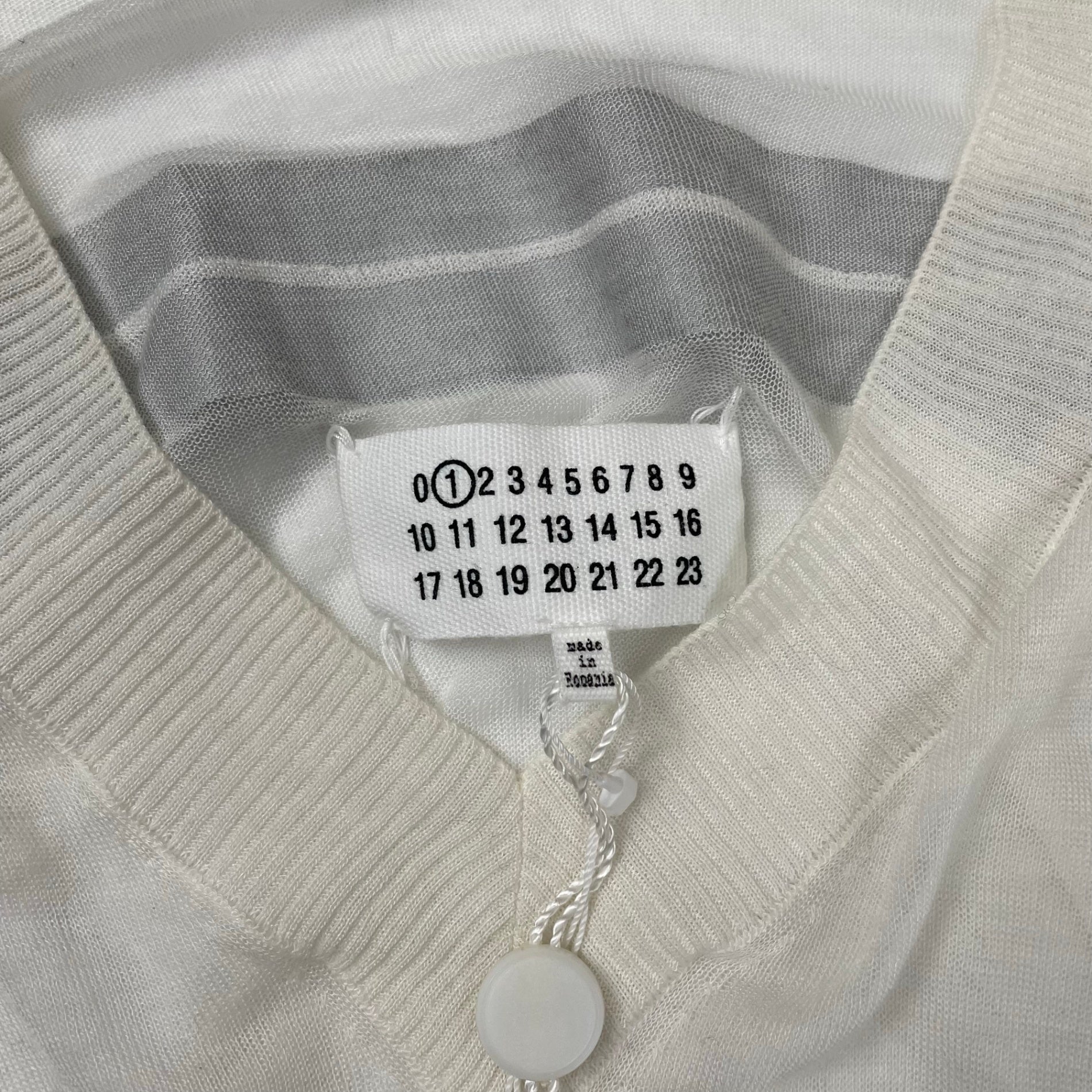 Maison Margiela1 メゾンマルジェラ / シルバーテープハイゲージ コレクションライン 未使用 20SS SIZE:XS