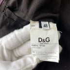 D&G DOLCE & GABBANA / アーカイブコットンジャケット 参考定価：100,000程度 SIZE:48