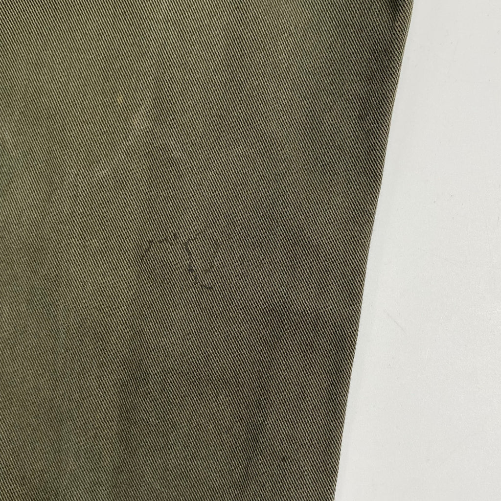 90s DOLCE＆GABBANA ドルチェアンドガッバーナ / テープデザイン パンツ カーキ×ブラック SIZE:46・12SLIM(M程度)