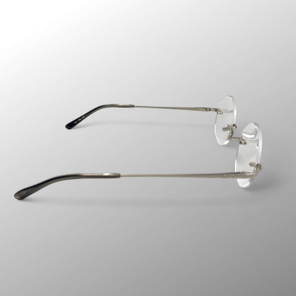 金子眼鏡 ヴィンテージシリーズ / 2ポイントリムレス 度なしクリアレンズ 参考定価:46,000+tax