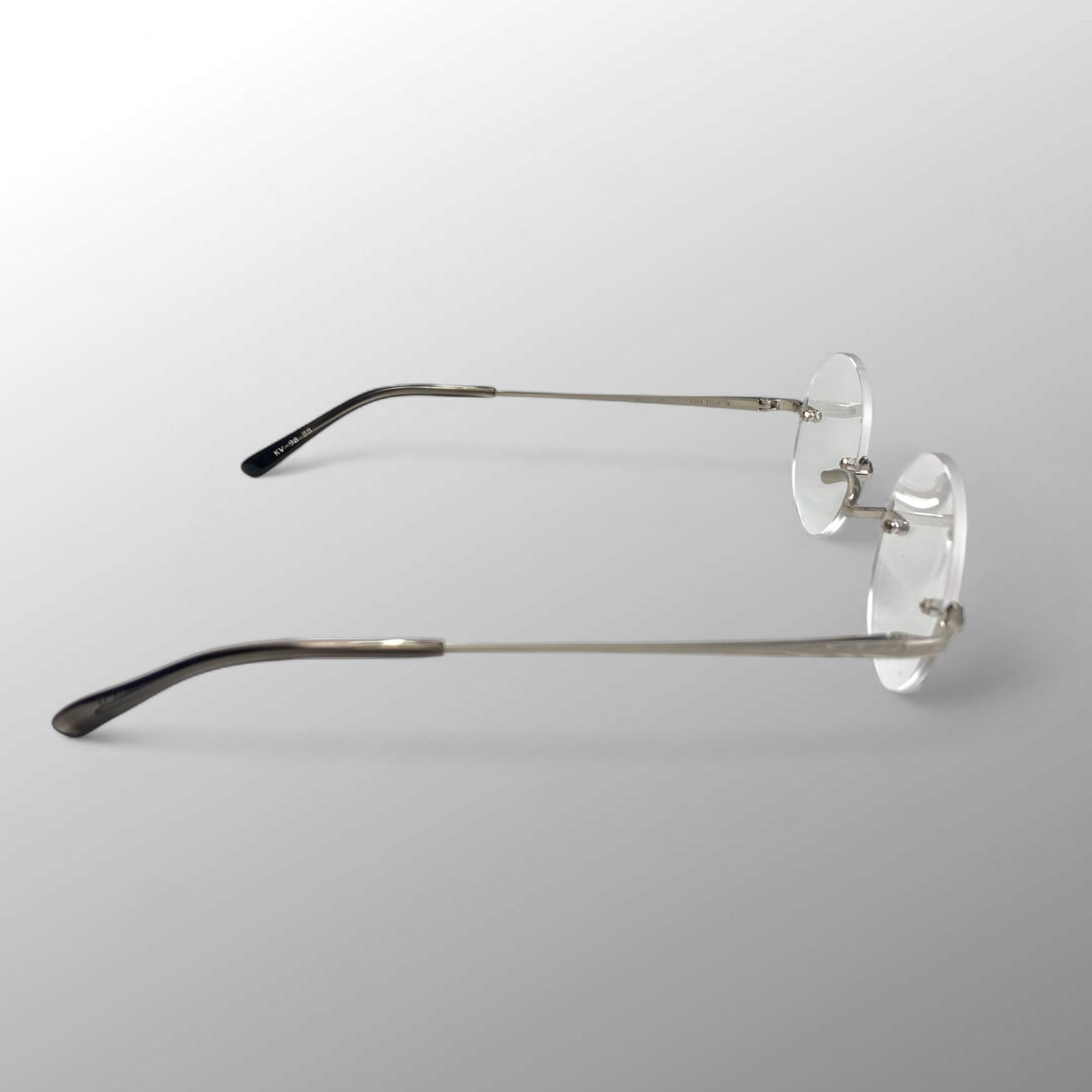 金子眼鏡 ヴィンテージシリーズ / 2ポイントリムレス 度なしクリアレンズ 参考定価:46,000+tax