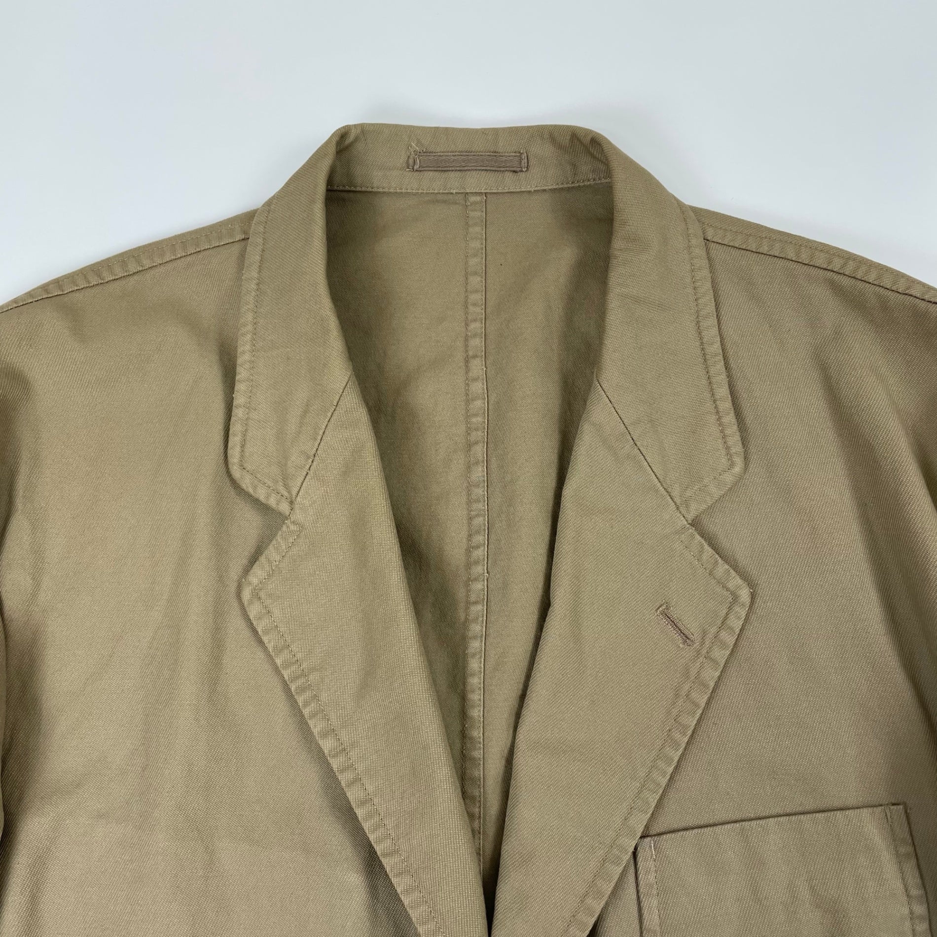 COMME des GARCONS HOMME コムデギャルソンオム / 〈田中オム〉 砂加工 90sツイルジャケット AD1995 SIZE：M