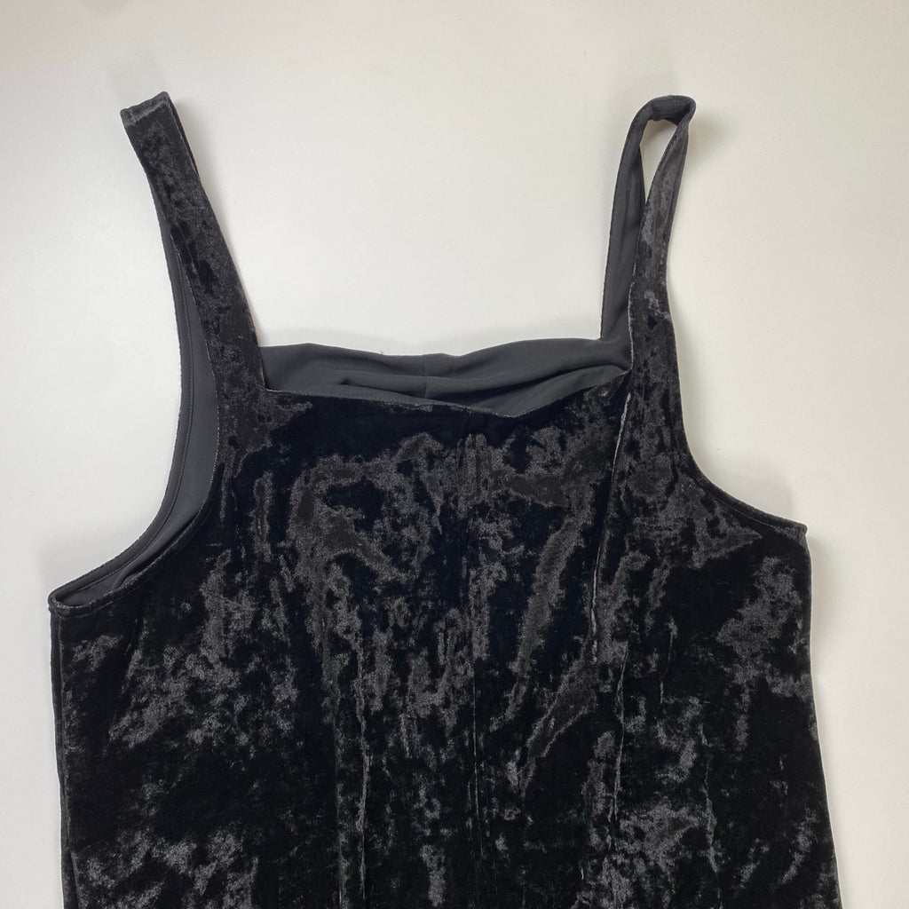 CITYSHOP シティショップ / SQUARE NECK STRAIGHT ジャンプスーツ ベロア 25SS 参考定価：21,000+tax SIZE:36