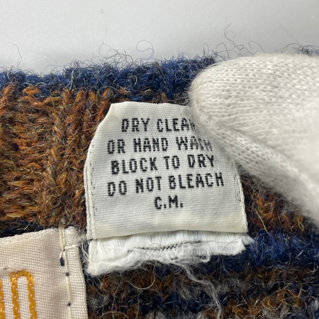 ALAN FLUSSER アランフラッサー / シェットランドウールニット MADE IN SCOTLAND SIZE:L