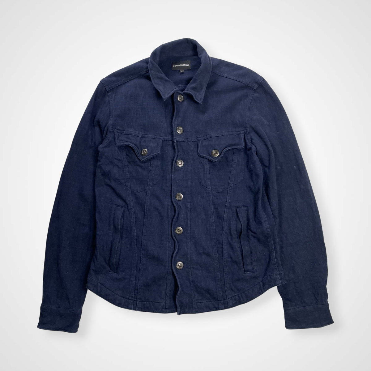 EMPORIO ARMANI エンポリオ アルマーニ / スウェットワイヤージャケット Y2K ネイビー SIZE:46