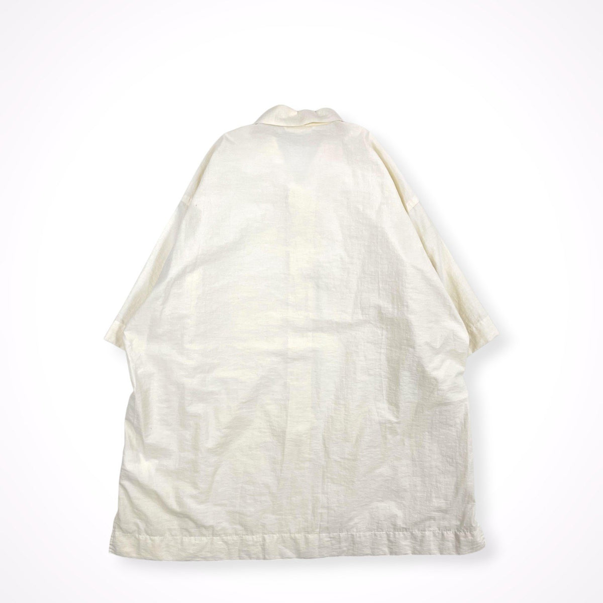 YLEVE / コットンナイロンオープンカラーシャツ 参考定価：24,000+tax SIZE:5