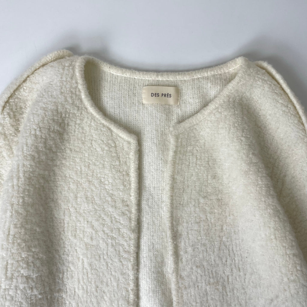 DES PRES / パイルステッチ ノーカラージャケット 参考定価：42,000+tax SIZE:FREE
