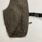 ENGINEERED GARMENTS エンジニアド ガーメンツ / SHOULDER VEST  ショルダーベスト ヴィンテージ加工 USA製 SIZE:FREE
