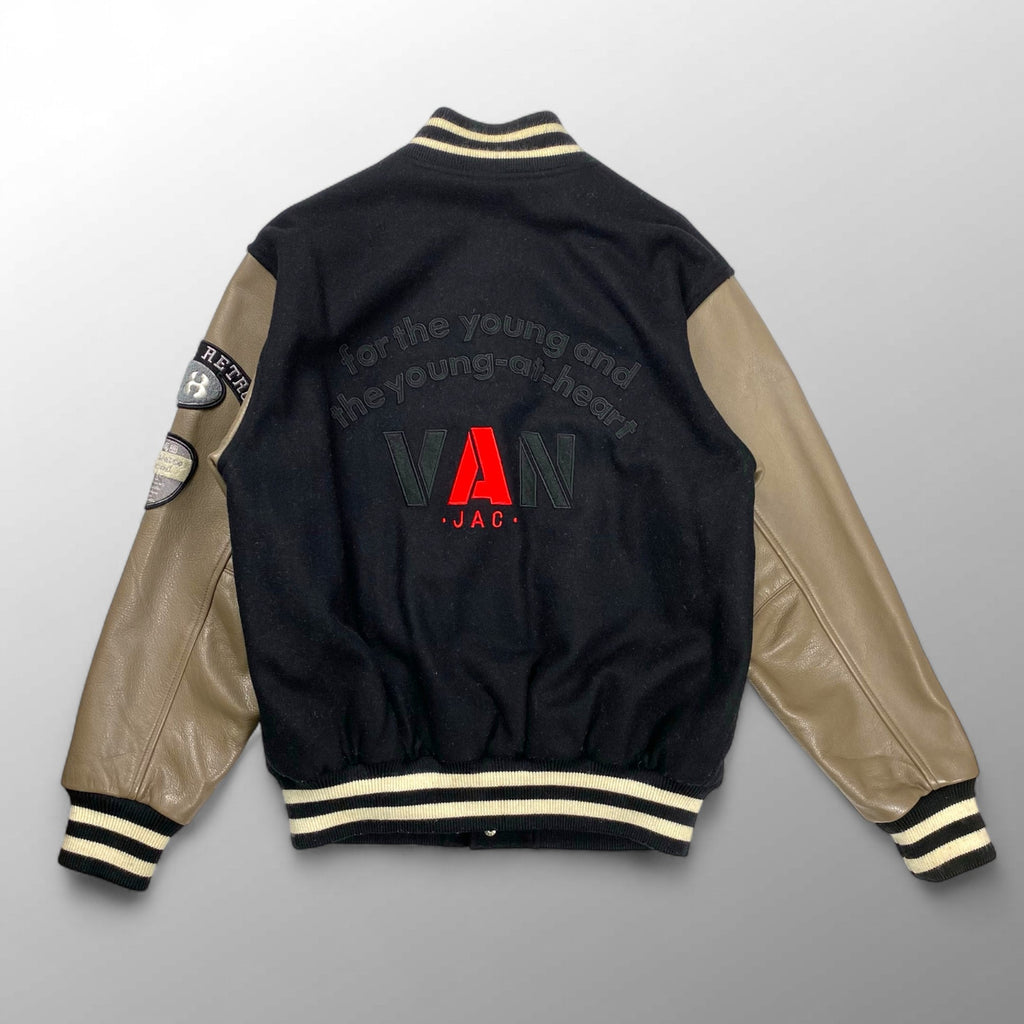 VAN JACKET ヴァン ヂャケット / ヴィンテージスタジャン 背面ロゴ デコレーション SIZE：M