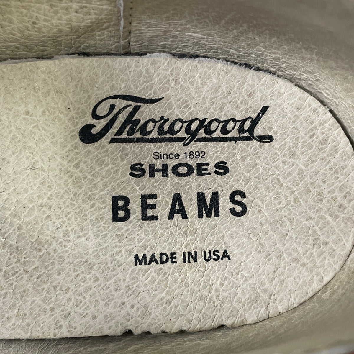 Thorogood × BEAMS PLUS / USA製 オックスフォードワークシューズ 参考定価：28,000+tax SIZE:8 1/2