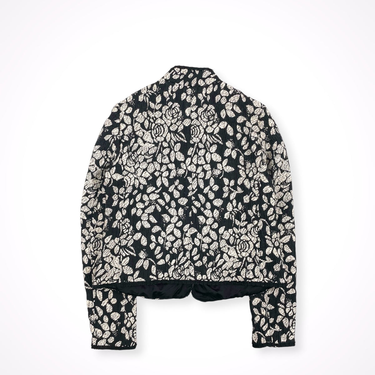ARMANI COLLEZIONI / ローズジャガードジャケット 参考定価：160,000程度 SIZE:46