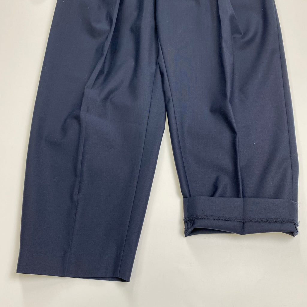 LOEFF ロエフ / 2タックパンツ ネイビー 参考定価：31,000+tax SIZE：0