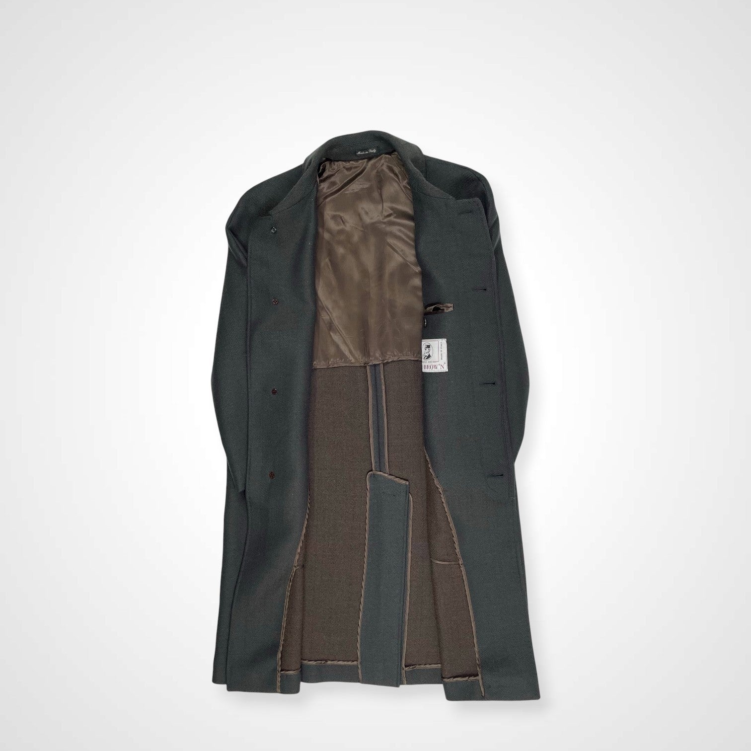 VINTAGE ヴィンテージ / ユーロヴィンテージ バージンウールバルマカーンコート イタリア製 SIZE：50