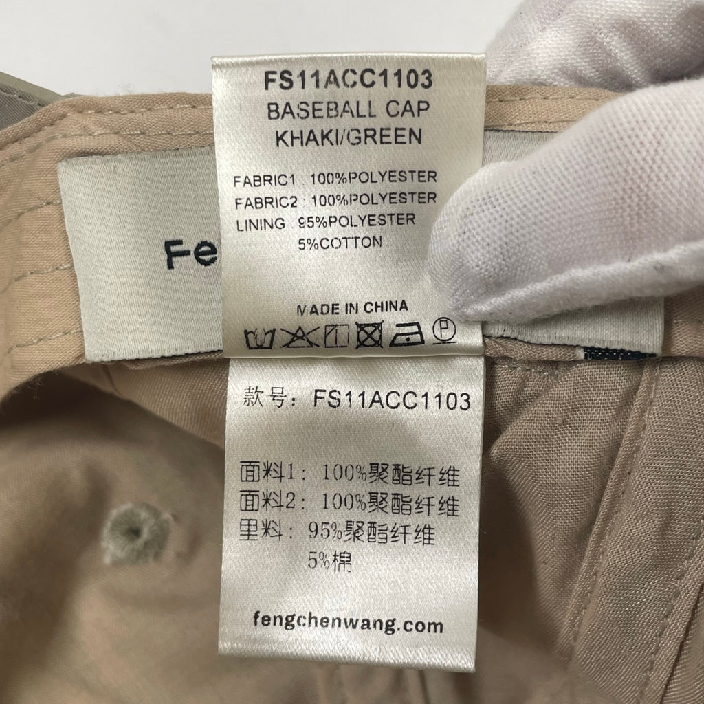 FenG CHen WANG / ドッキングロゴキャップ 参考定価：20,000程度