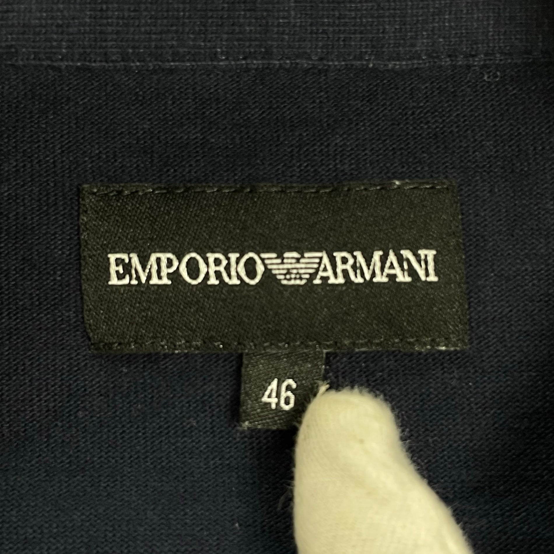 EMPORIO ARMANI エンポリオ アルマーニ / スウェットワイヤージャケット Y2K ネイビー SIZE:46