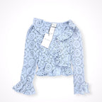 ISABELLE BLANCHE イザベルブランシュ / カットワークレースブラウス 参考定価：39,000+tax SIZE:XXS