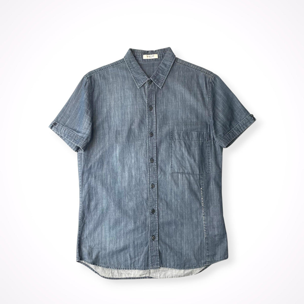 HELMUT LANG / ハンドステッチ ミニマルデニムシャツ SIZE:S