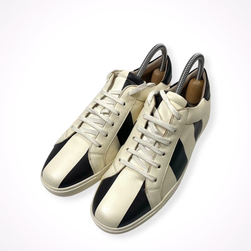 GIORGIO ARMANI / バイカラーレザースニーカー 参考定価：130,000程度 SIZE:38