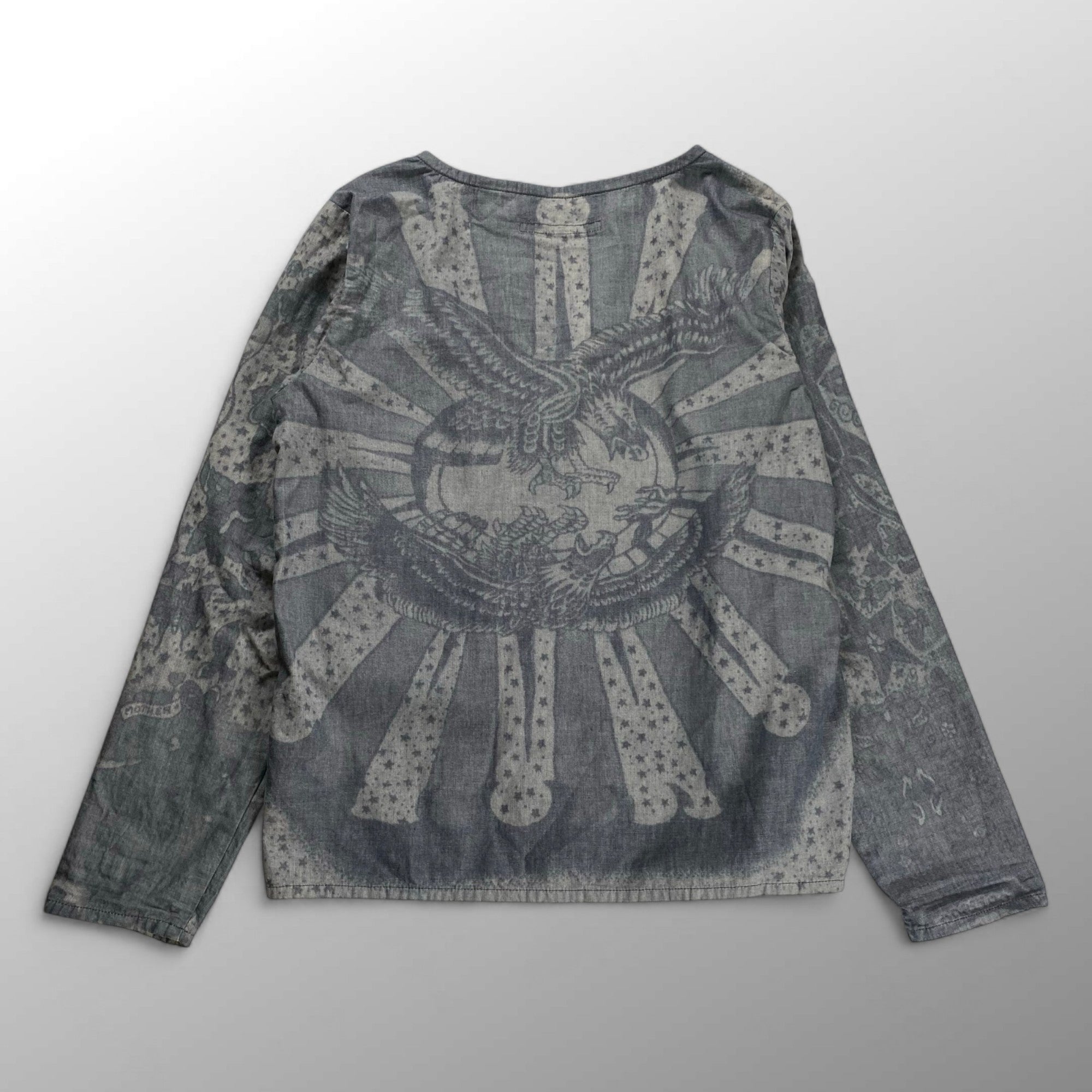 TALKING ABOUT THE ABSTRACTION トーキング アバウト ジ アブストラクション / オールオーバータトゥーシャツ 参考定価：23,000+tax SIZE:M