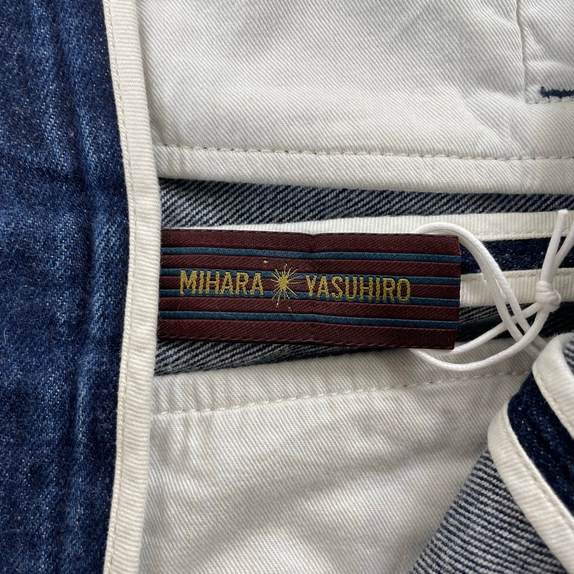 MIHARA YASUHIRO / デニムサルエルスカート 参考定価：33,000+tax SIZE:38