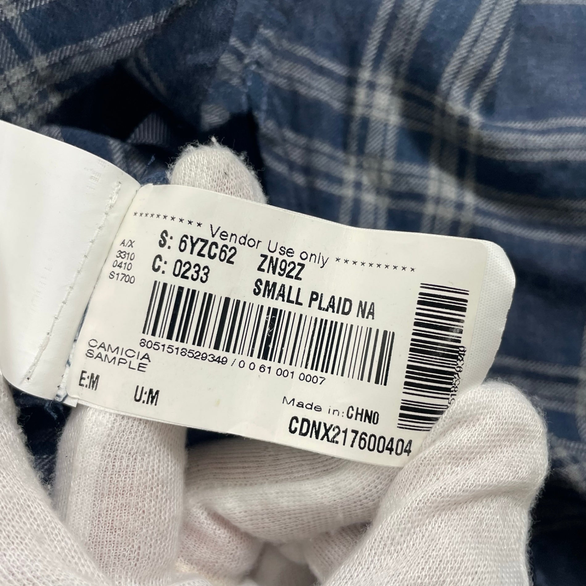 ARMANI EXCHANGE アルマーニ エクスチェンジ / ジップアップシャツジャケット SIZE:M