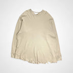 ANCELLM アンセルム / DAMAGE WAFFLE CREW LS T-SHIRT ワッフル カットソー 25AW 参考定価：17,000+tax SIZE:1