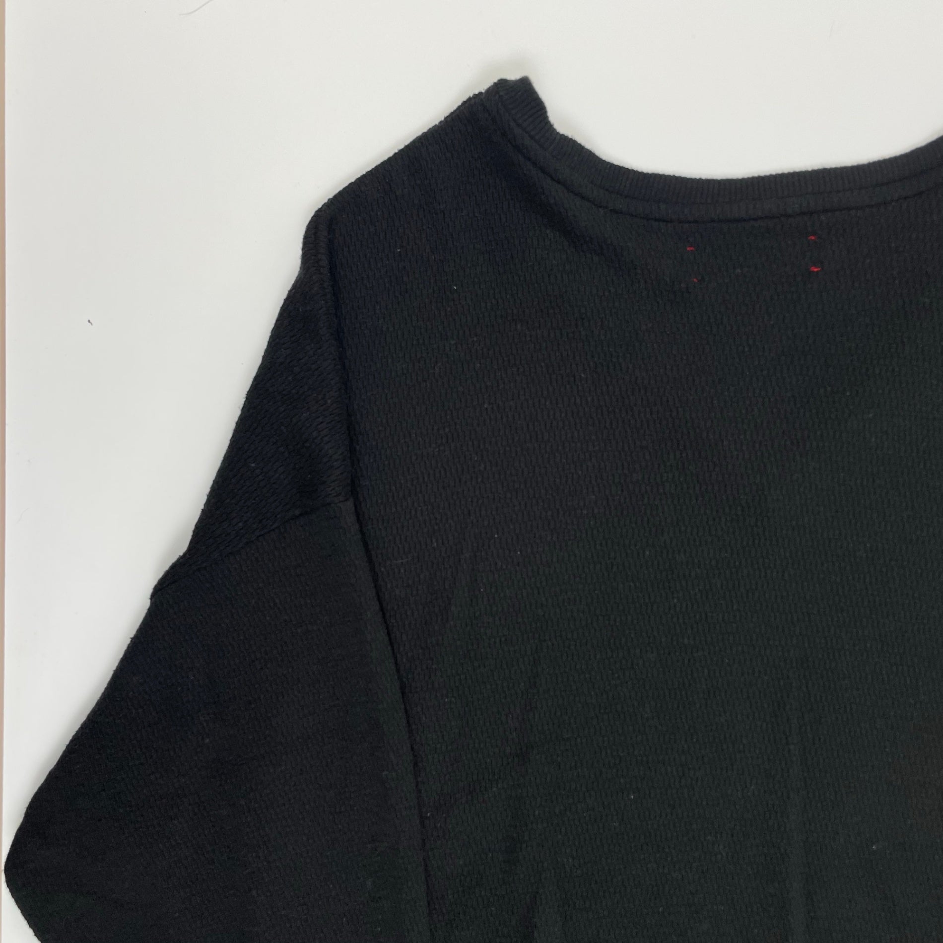 barbell object バーベルオブジェクト / nep v top サーマルVネックカットソー bo-05c01 ブラック 25AW SIZE：2