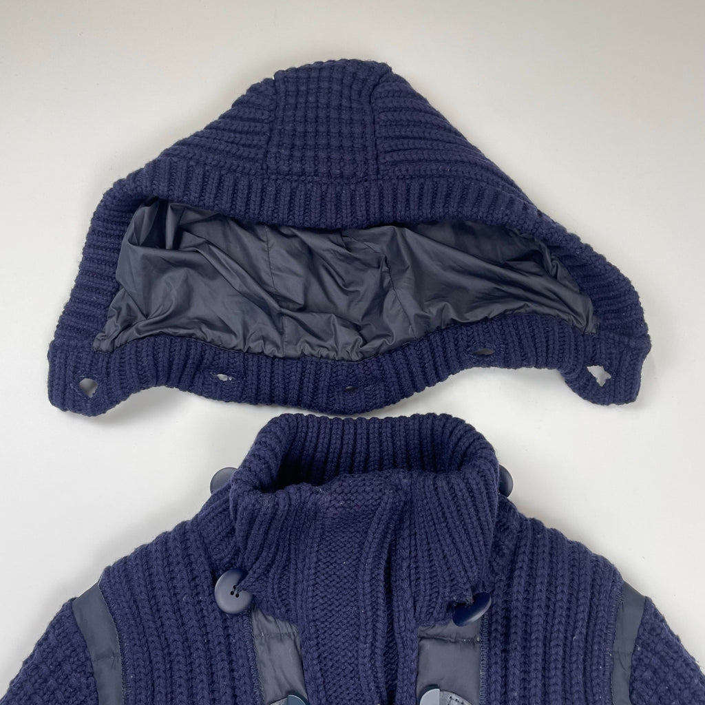 Bark バーク / ニットコンビダウンコート ネイビー 参考定価：100,000程度 SIZE：S