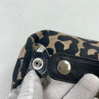 BOTTEGA VENETA / ポーチ型ハンドバッグ ベージュ×ブラック 未使用品