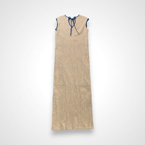 &her アンドハー / パイピングノースリーブドレス BEAMS取扱い 参考定価：20,000程度 SIZE：FREE