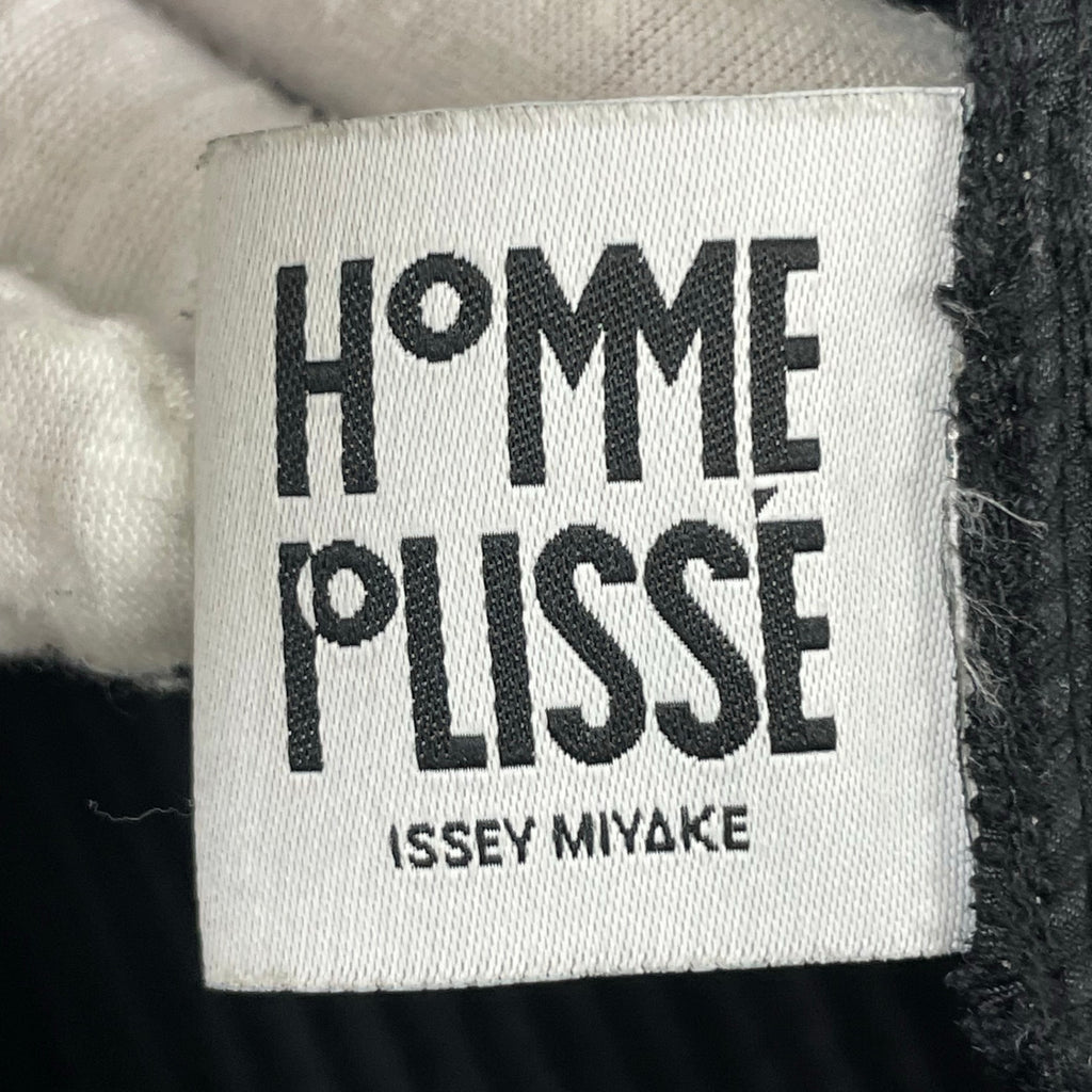 HOMME PLISSE ISSEY MIYAKE / 16年 プリーツステンカラーコート ブラック SIZE:3