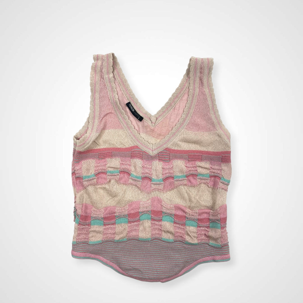 TEREZA SANTOS テレサ サントス / ニットキャミソール 参考定価：30,000程度 SIZE：S