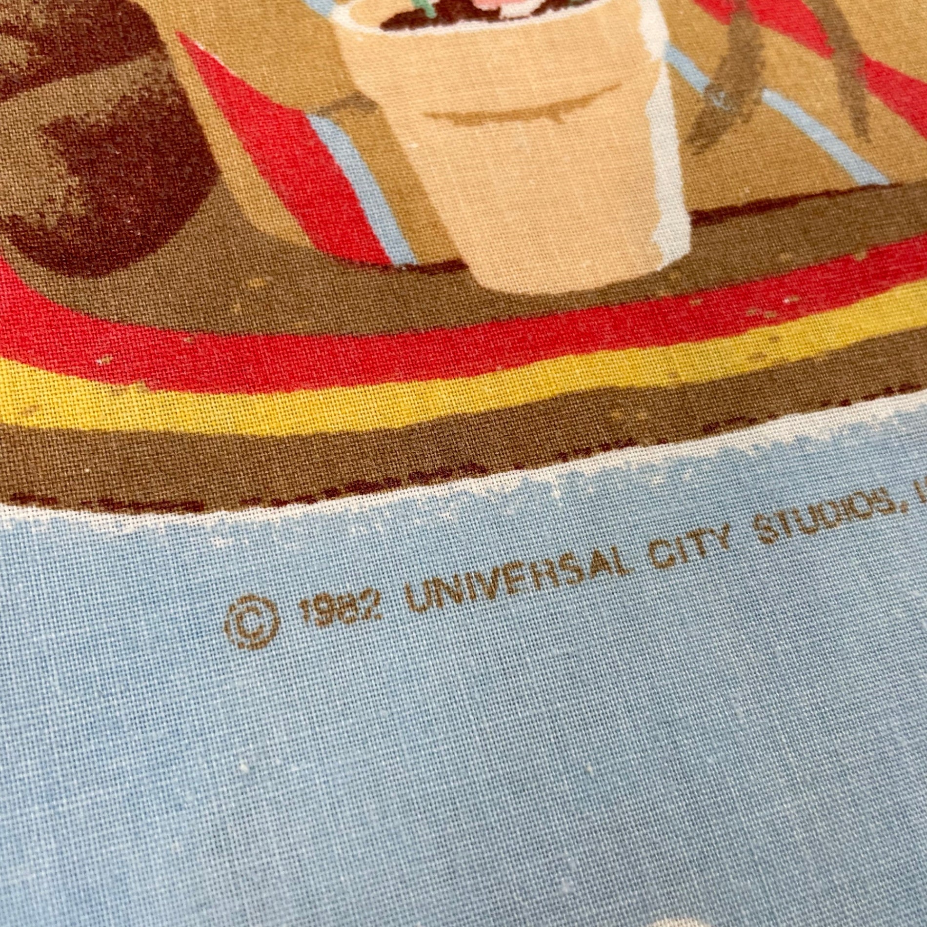 VINTAGE / 【E.T.】 USA製 ヴィンテージシーツリメイクシャツ SIZE:S(M程度)