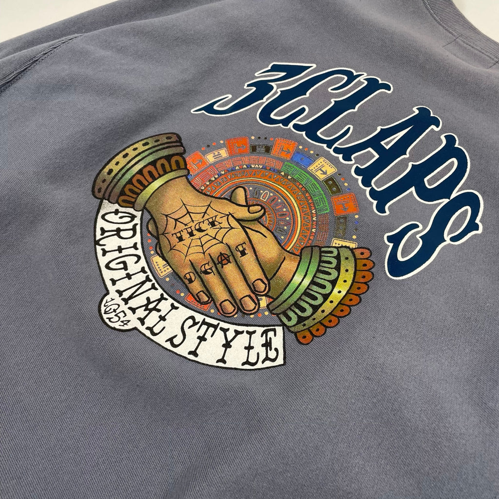 JSF / JESSE フェードクルーネックスウェット RIZE 雷図 SIZE:XXL