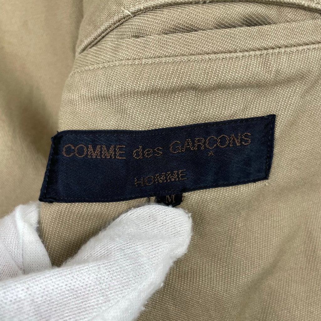 COMME des GARCONS HOMME コムデギャルソンオム / 〈田中オム〉 砂加工 90sツイルジャケット AD1995 SIZE：M