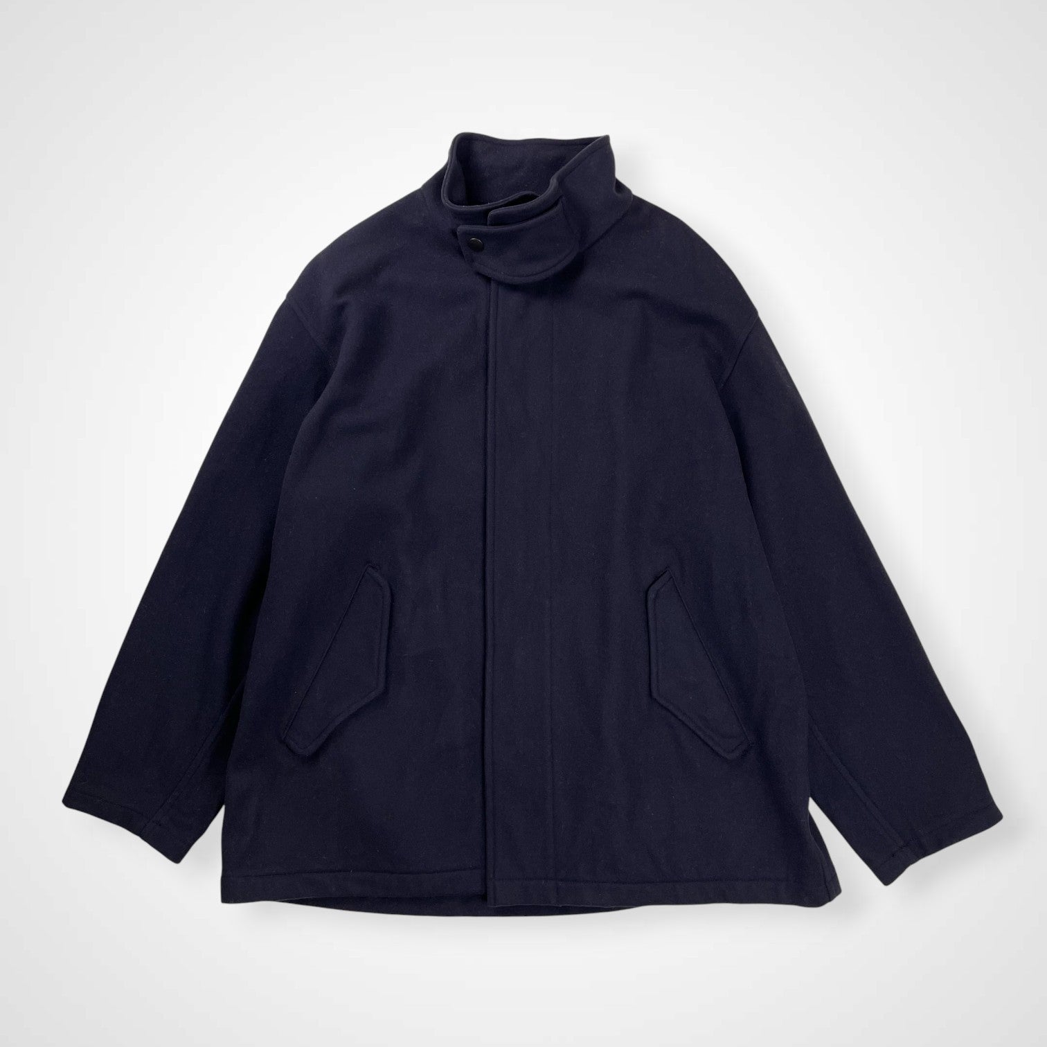 COMOLI コモリ / フェルトンジップブルゾン ネイビー 参考定価：52,000+tax SIZE：2