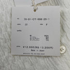 fig London フィグロンドン / ギャザーシャツ ホワイト 未使用タグ付 参考定価：12,000+tax SIZE:FREE