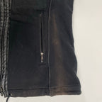 EMPORIO ARMANI エンポリオ アルマーニ / アーカイブフーディーベスト ブラック SIZE:44