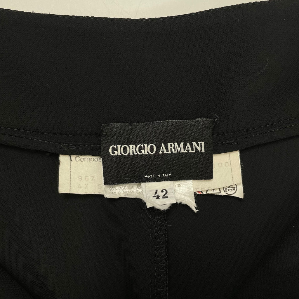 GIORGIO ARMANI / レーヨンMIXストレートパンツ BORGO21製 参考定価：160,000程度 SIZE：42