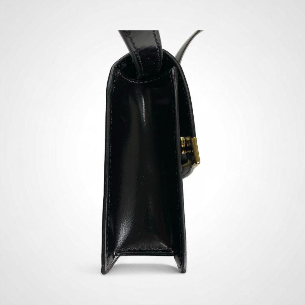 ERNEST W. BAKER アーネストダブルベイカー / GOLD EDGE MESSENGER BAG ショルダーバッグ ブラック 参考定価：55,000程度