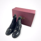Dr. Martens / 英国製 PASCALブーツ オールブラック  Pascal Boanil Brush 参考定価：50,000程度 SIZE:UK3