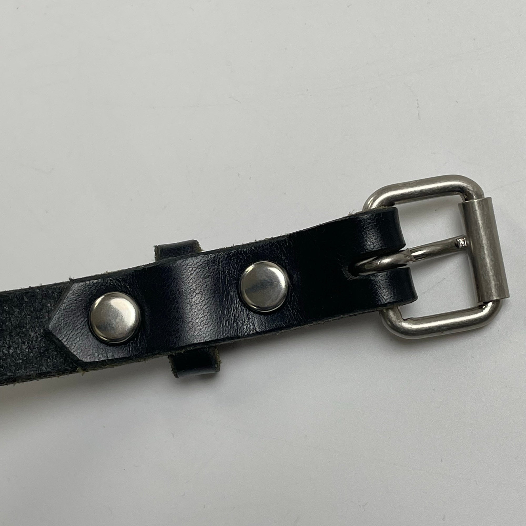 MAISON EUREKA メゾン エウレカ / OILED LEATHER CHOKER レザーチョーカー ブラック