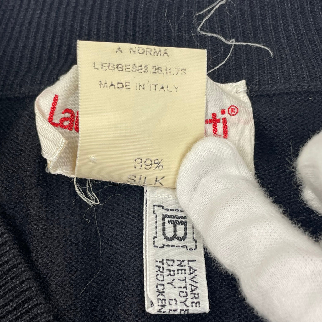 EURO VINTAGE ユーロヴィンテージ / シルクカシミヤMIX スパンコールカーデ イタリア製 SIZE：40