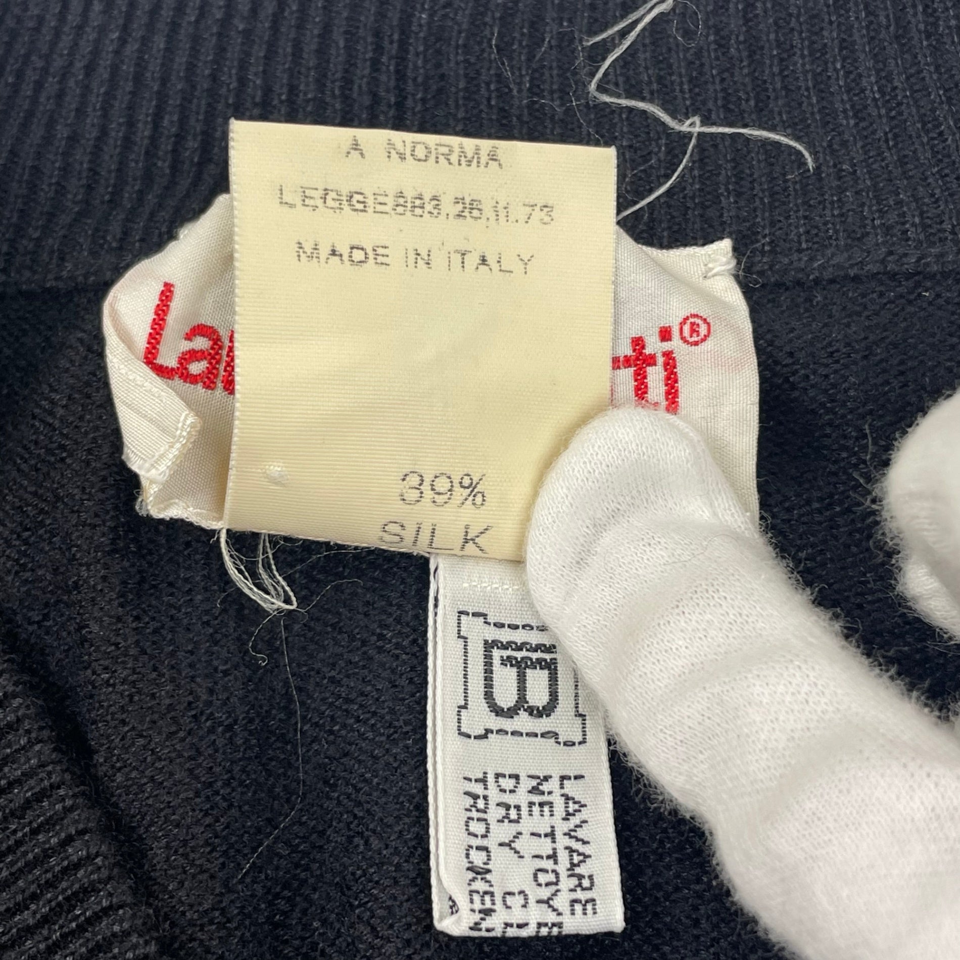 EURO VINTAGE ユーロヴィンテージ / シルクカシミヤMIX スパンコールカーデ イタリア製 SIZE：40