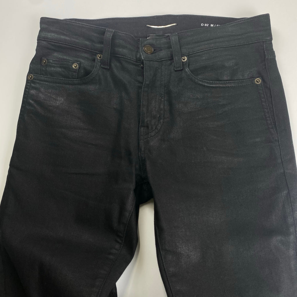 【タグ付】 SAINT LAURENT PARIS サンローラン パリ / コーティング スキニーデニムパンツ 527389 参考定価：80,000程度 SIZE：29