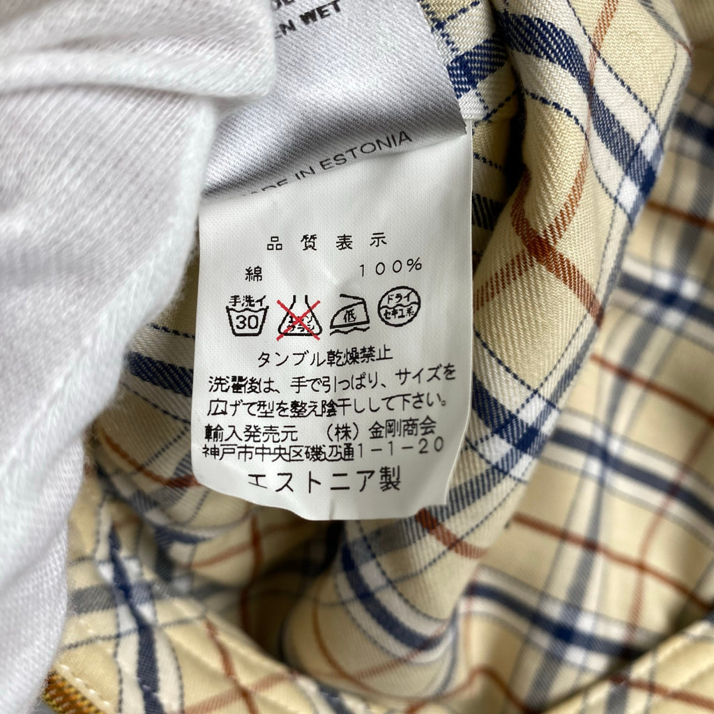 wigens ヴィーゲン / チェック柄 ハンチング スウェーデン王室御用達 参考定価：20,000程度 SIZE：59cm