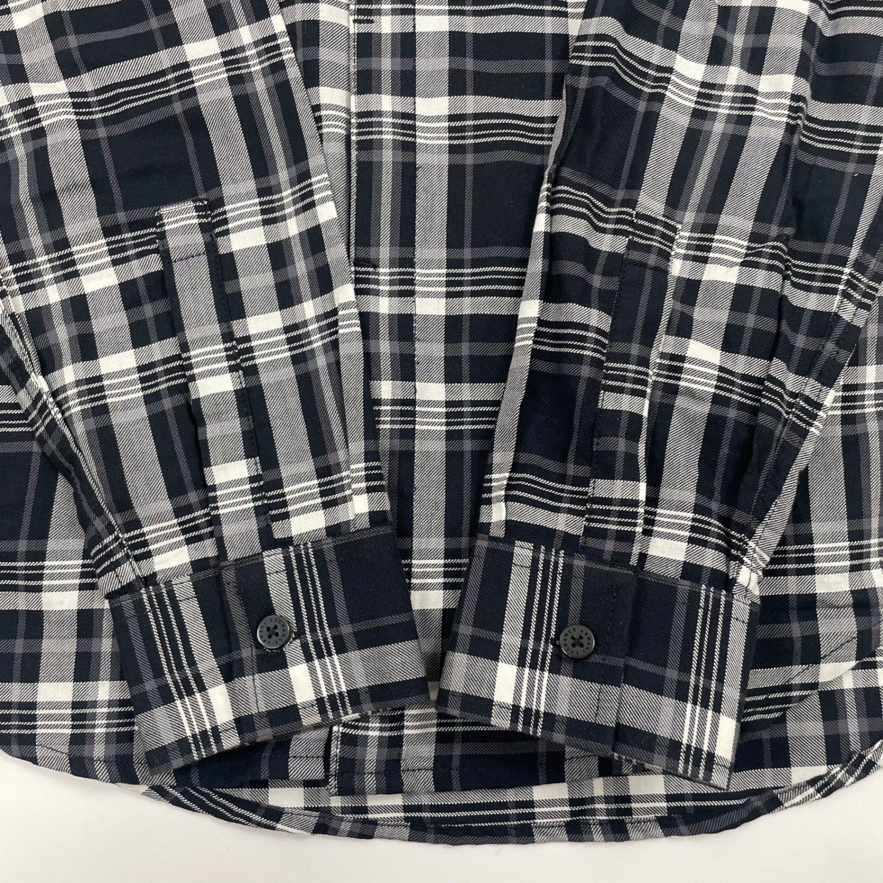 ARMANI EXCHANGE アルマーニ エクスチェンジ / ハイドポケットチェックシャツ 参考定価：25,000程度 SIZE:S